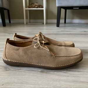 NWOT Men’s Geox Respira suede leather shoes
